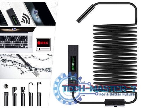 Kamera endoskopowa HardWire 5M 8MM LED WIFI Kamera endoskopowa HardWire 5M 8MM LED WIFI