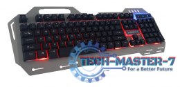 Klawiatura metalowa podwietlana gaming Rebeltec DISCOVERY 2