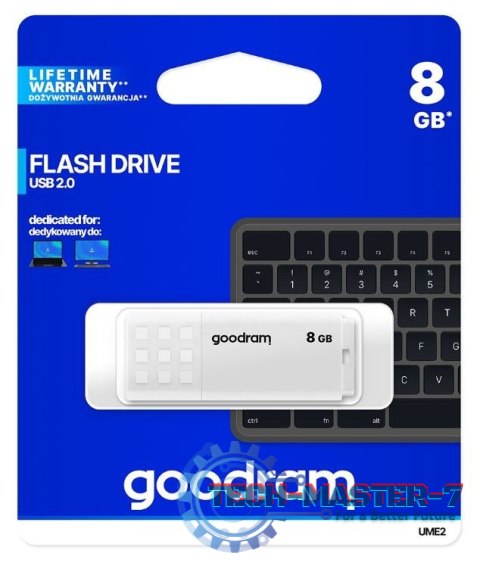 Pendrive UME2 8GB USB 2.0 Biały