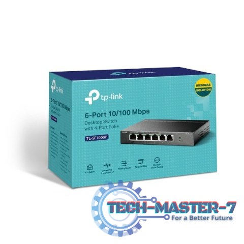 Przełącznik SF1006P 6xFE (4xPoE+) Przełącznik SF1006P 6xFE (4xPoE+)
