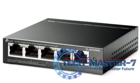 Przełącznik SG105PE Switch Smart 5xGb (4xPoE+) Przełącznik SG105PE Switch Smart 5xGb (4xPoE+)