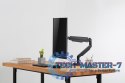 Ramię biurkowe pojedyńcze z zaciskiem 1xLCD max. 32 cale max. 9 kg uchylno-obrotowe 180 (PIVOT)
