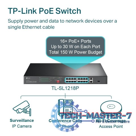 SL1218P switch 16xFE PoE+ 2xGb 1xSFP SL1218P switch 16xFE PoE+ 2xGb 1xSFP