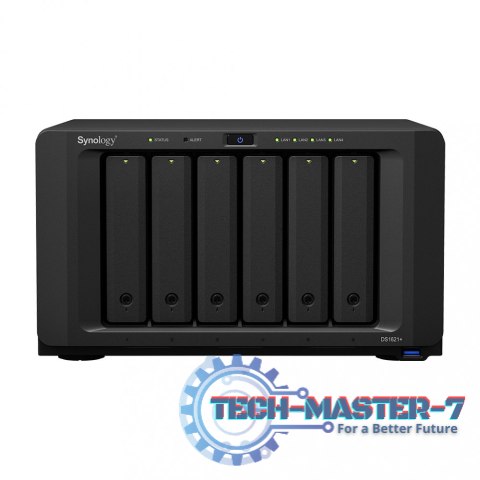 Serwer NAS DS1621+ 6x0HDD 2,2Ghz 4GB 3xUSB3.2 2xeSATA 4x1GbE 3Y