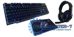 Zestaw dla graczy Sherman. Klawiatura+mysz+podkładka+słuchawki