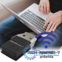 Bezprzewodowy mini adapter Wi-Fi | BT 4.0 USB | standard N