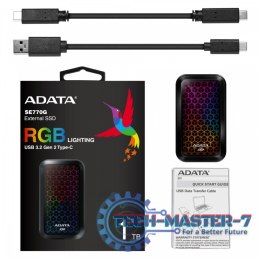 Dysk zewnętrzny SSD SE770 1TB USB3.2-A/C RGB