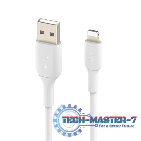 Kabel PVC USB-A to Lightning 15cm White Kabel PVC USB-A to Lightning 15cm White