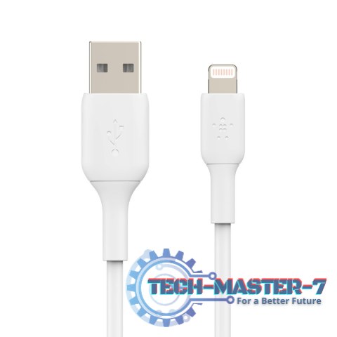 Kabel PVC USB-A to Lightning 15cm White Kabel PVC USB-A to Lightning 15cm White