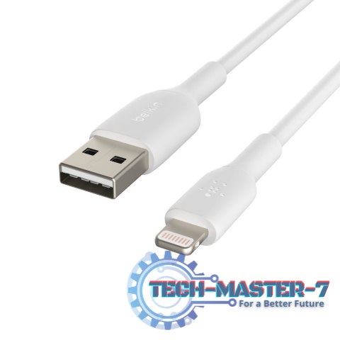 Kabel PVC USB-A to Lightning 15cm White Kabel PVC USB-A to Lightning 15cm White