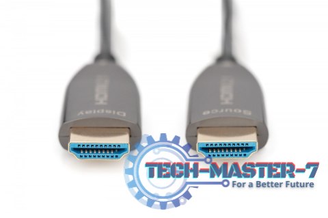Kabel połączeniowy hybrydowy AOC HDMI 2.1 Ultra High Speed 8K/60Hz UHD HDMI A/HDMI A M/M czarny 10m Kabel połączeniowy hybrydowy AOC HDMI 2.1 Ultra High Speed 8K/60Hz UHD HDMI A/HDMI A M/M czarny 10m