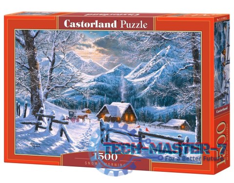 Puzzle 1500 elementów Śnieżny poranek