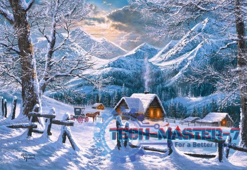 Puzzle 1500 elementów Śnieżny poranek Puzzle 1500 elementów Śnieżny poranek