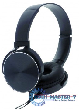 Słuchawki stereo z mikrofonem Montana Czarne