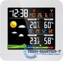 Stacja meteo SWS 5600 Biała zegar budzik