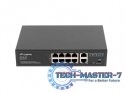 Swich 8X100MB POE+/2X 1GB rack RSFE-8P-2GE-120