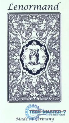 Karty Tarot Mlle Lenormand Blue Owl GB