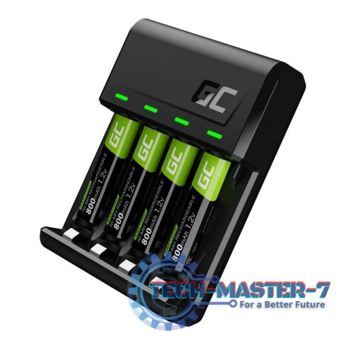 Ładowarka VitalCharger + 4x akumulatory AAA 800mAh