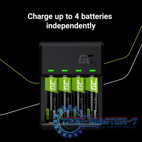 Ładowarka VitalCharger + 4x akumulatory AAA 800mAh Ładowarka VitalCharger + 4x akumulatory AAA 800mAh