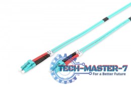 Patch cord światłowodowy FO LC-LC MM 50/125 OM3 duplex LSOH 2m
