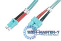 Patchcord światłowodowy FO LC-SC MM 50/125 OM3 duplex LSOH 1m