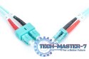 Patchcord światłowodowy FO LC-SC MM 50/125 OM3 duplex LSOH 2m