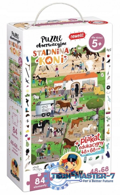 Puzzle obserwacyjne Stadnina koni