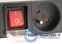 Listwa zasilająca rack (PDU), 8 gniazd FR, 1U, 10A, wtyk C14 3m