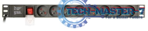Listwa zasilająca rack (PDU), 8 gniazd FR, 1U, 16A, wtyk Schuko 3m Listwa zasilająca rack (PDU), 8 gniazd FR, 1U, 16A, wtyk Schuko 3m
