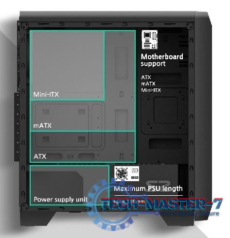 Obudowa S2 TG ATX Mid Tower PC Case TG fan x3 Obudowa S2 TG ATX Mid Tower PC Case TG fan x3