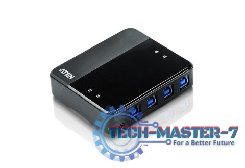 Urządzenie 4-portowe USB 3.2 Gen1 do współdzielenia urządzeń peryferyjnych