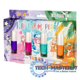 Lakier Tubi Glam Zestaw 4 szt. - perłowy