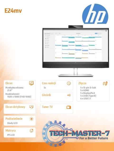 Monitor E24mv G4 FHD Monitor Conferencing 169L0AA Monitor E24mv G4 FHD Monitor Conferencing 169L0AA