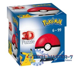 Puzzle 54 elementy 3D Kula, Pokemon czerwona