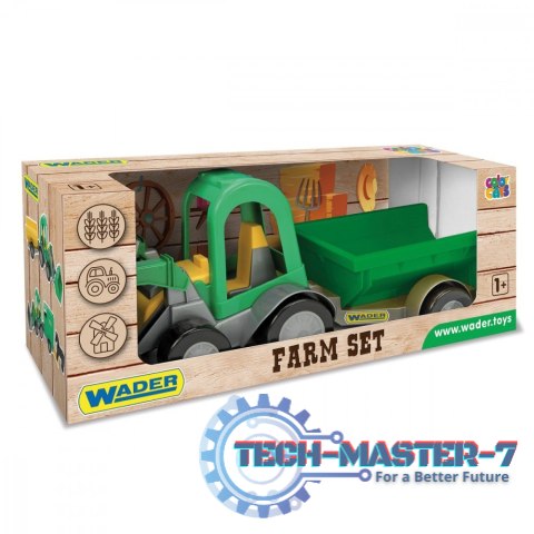 Traktor ładowarka z przyczepą Farmer w kartonie