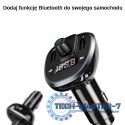Zestaw głośnomówiący C21 z transmiterem FM MP3 Bluetooth 2xUSB 3,4A