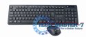 Zestaw klawiatura+mysz czarny/bezprzewodowy US