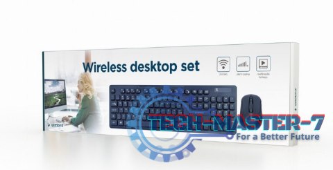 Zestaw klawiatura+mysz czarny/bezprzewodowy US Zestaw klawiatura+mysz czarny/bezprzewodowy US
