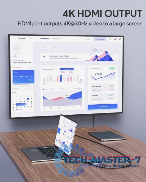 CB-C91 aluminiowy HUB USB-C | 8w1 | RJ45 Ethernet 10/100/1000Mbps | 3xUSB 3.1 | HDMI 4k@30Hz | SD i micro SD | USB-C Power Deliv CB-C91 aluminiowy HUB USB-C | 8w1 | RJ45 Ethernet 10/100/1000Mbps | 3xUSB 3.1 | HDMI 4k@30Hz | SD i micro SD | USB-C Power Deliv