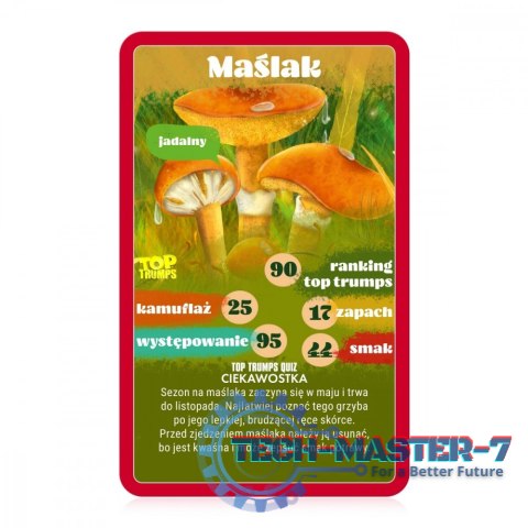 Gra karciana Top Trumps Grzybobranie Gra karciana Top Trumps Grzybobranie