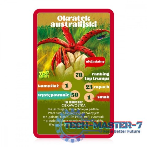 Gra karciana Top Trumps Grzybobranie Gra karciana Top Trumps Grzybobranie