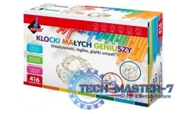 Klocki małych geniuszy - Słomki midi 416 elementów