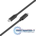 Kabel USB C-USB C 1m 100W 5Gbps USB 3.1 czarny