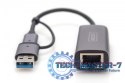 Karta sieciowa przewodowa USB 3.1 Typ C + USB A do 1x RJ45 2.5 Gigabit Ethernet 10/100/1000/2500Mbps