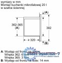 Kuchnia mikrofalowa BEL620MB3