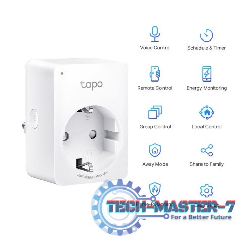 Mini Smart Socket WiFi Tapo P110 z kontrolą zużycia energii Mini Smart Socket WiFi Tapo P110 z kontrolą zużycia energii