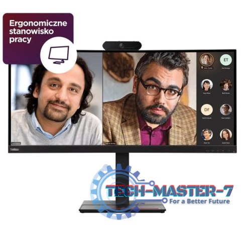 Monitor 34.14 cala ThinkVision P34w-20 WLED LCD 62DCRAT3EU Monitor 34.14 cala ThinkVision P34w-20 WLED LCD 62DCRAT3EU