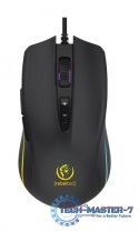Mysz dla graczy przewodowa Predator Sensor SUNPLUS 190, rozdzielczość:800/1600/2400/4800/6400 DPI, 7 przycisków i rolka