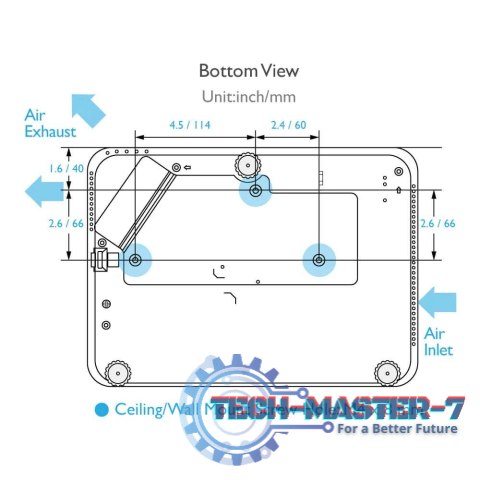 Projektor W1800 DLP 4K 2000ansi/10000:1/HDMI Projektor W1800 DLP 4K 2000ansi/10000:1/HDMI