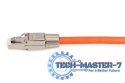 Wtyk modularny RJ45 kat.6A, PoE++, 10GbE, STP, ekranowany, beznarzędziowy, zakręcany, metalowy, AWG 26-22, dł.50mm